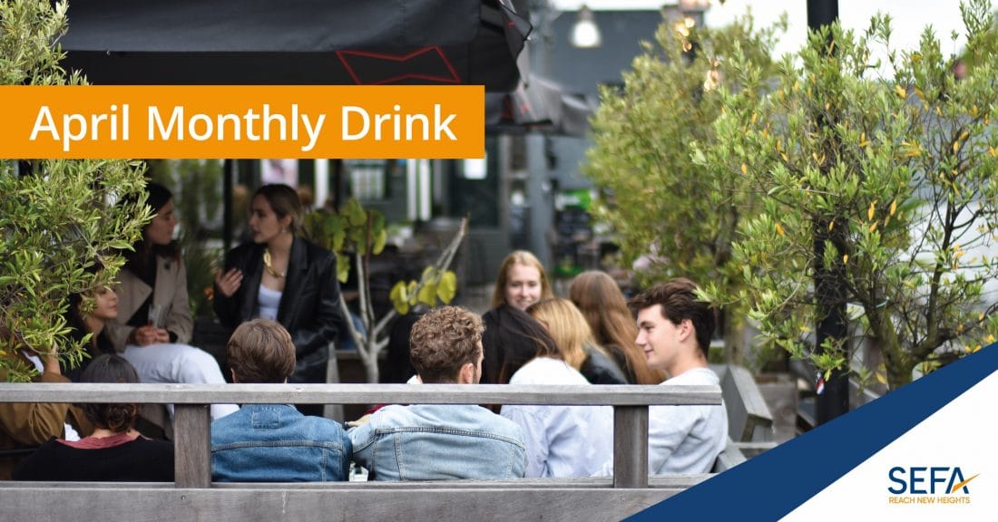 April monthly drink banner